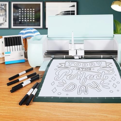 REALIKE StandardGrip Cutting Mat Compatible with Cricut Maker 3/Maker 4/Maker/Explore 3/4/Air 2/Air/One (12x12 Inch 5 Mats), Green Standard Adhesive Sticky Cutting Mats for Crafts