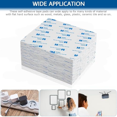 600PCS Double Sided Foam Tape, Super-Sticky Double Sided Adhesive Pads