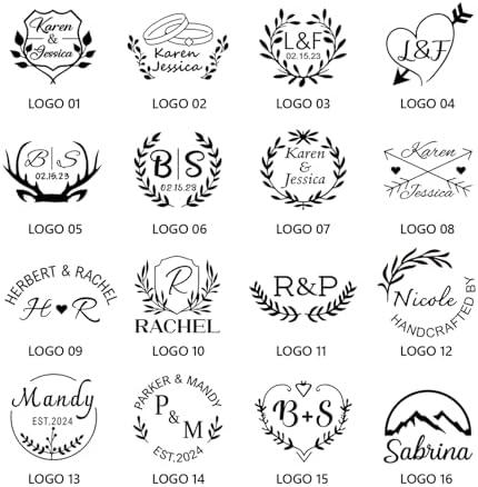 Terwex Custom Soap Stamp, Personalized Soap Stamp for Homemade Soap, Create Unique Branding Logo Design, Handmade Soap Imprint Signature Stamp, Customized Gift for Soap Crafter Maker, DIY Soap Tools