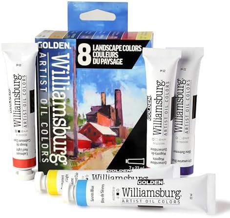 Williamsburg Artist Oil Colors, Landscape Colors Set, 8 Colors