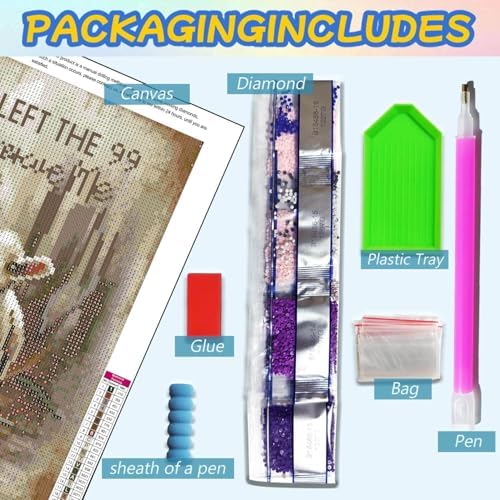 Dugsmgd Jesus Diamond Art Kits for Adults, Diamond Painting 12x16in
