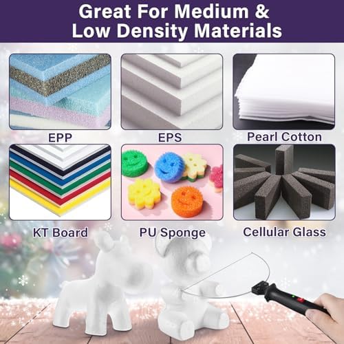 4 in 1 Hot Wire Foam Cutter, 18W Electric Hot Knife Styrofoam Cutting Kit