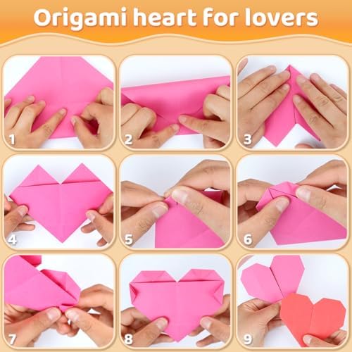 Praisebank Green Origami Paper, 500pcs 6x6 inch, Double Sided Color, Origami Kit with Guide instruction for Crafts