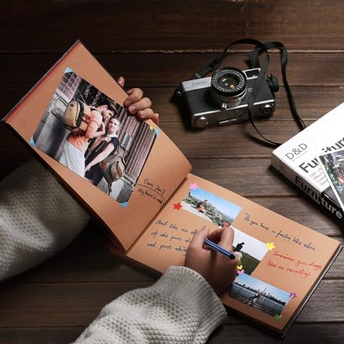 Adventure Book Diary Photo Scrapbook, Adventure Wedding Planning Book with Embossed Cover,Inspired by the 'Up' Saga, Ideal for Memories,Weddings,Traveling,Birthdays,Christmas,Newly Engaged Couples