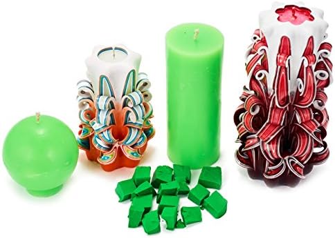 Bright Lime Candle Wax Dye 2 oz - Candle Color Dye Blocks