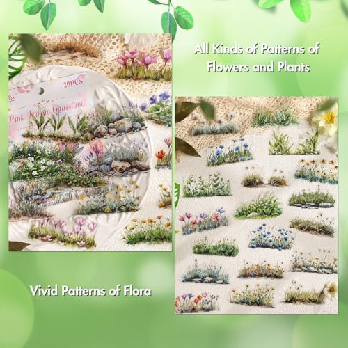 Garden Stickers, Journaling Stickers (120Pcs)
