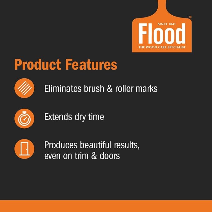Flood Floetrol 1 Gal Latex Paint Additive & Conditioner | Improves Flow, Reduces Brush Marks, Pouring Medium for Acrylic & Latex Paint
