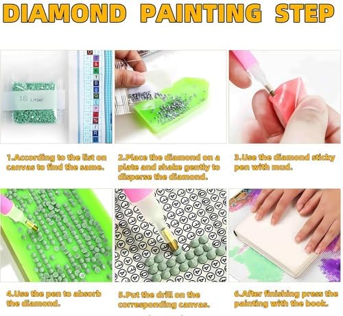 JYXSJYYD 5D DIY Happy Couple Diamond Art Kits for Adults13.8x13.8 inches