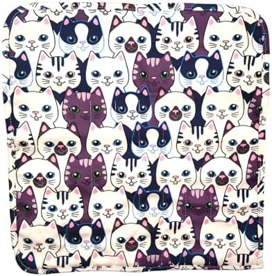 Funny live Paint Brush Holder Art Supplies, Artist Brush Holder & Storage Organizer Roll-Up Case Bag, Protect Acrylic Oil Watercolor Paintbrushes (Kitten 20 Slot Pockets)