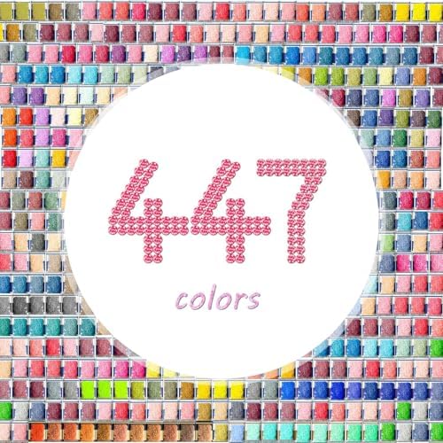 ZORETCO 223500 Pcs 447 Colors Diamond Art Painting Beads