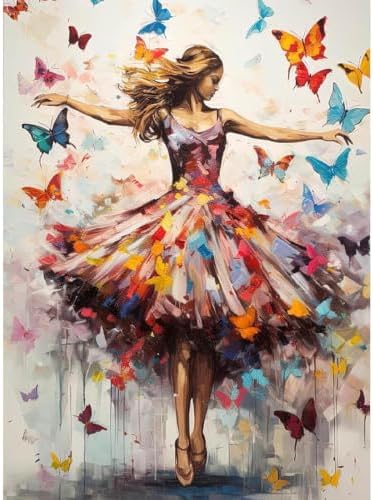 Square Diamond Painting Art Kits, Girl DIY Square Diamond Art Home Decor