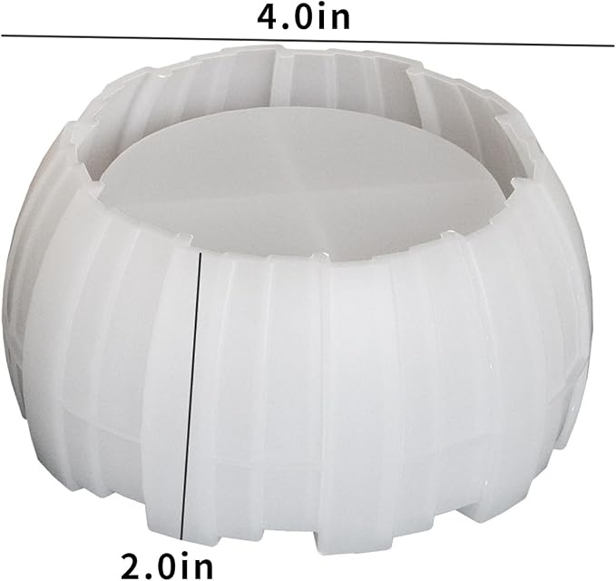 Irregular Jar Resin Mold, Unique Candle Holder Storage Container Silicone Molds for Epoxy Resin, 3D Box Bowl Candle Vessel Jewelry Holder Plant Pot Concrete Gypsum Mold DIY Craft Home Decor