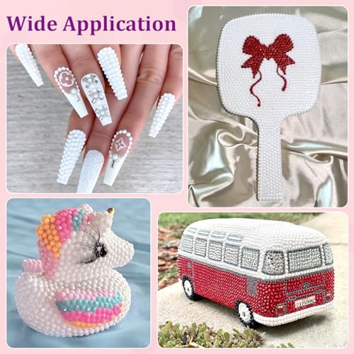 25000Pcs Resin Rhinestones with Tweezers for Crafting, White 2-6mm Mixed Sizes Bedazzling Crystal with 3Pcs 10ml B7000 Jewelry Glue for DIY Crafts Clothing Tumblers Shoes Fabric Nail Art