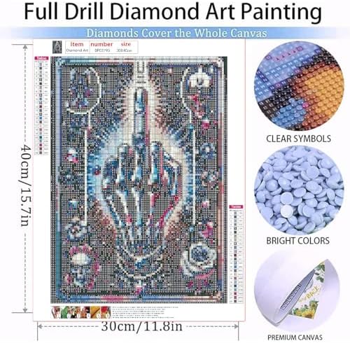 Square Diamond Art Kits for Adults Cute Diamond Painting Kit for Beginner