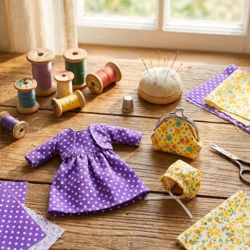 100 Pcs Cotton Fabric Squares for Quilting - 25x25cm (9.8"x9.8") Precut Fabric Bundles, 100 Non-Repeating Patterns, Lightweight Soft Floral Patchwork for Sewing DIY Crafts Beginners