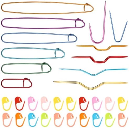 32pcs Knitting Tool Set, Multi-Color Weaving Tool Accessories