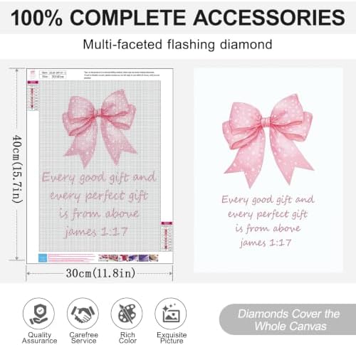 4Pack Coquette Diamond Art Kits for Adult Diamond Painting Kit for Beginner