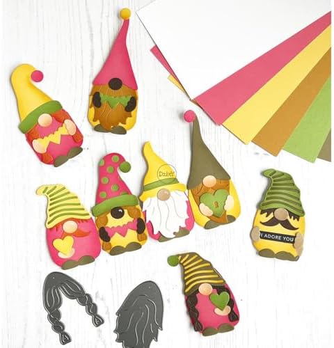 Patchwork Various Elves Metal Cutting Dies for Card Making