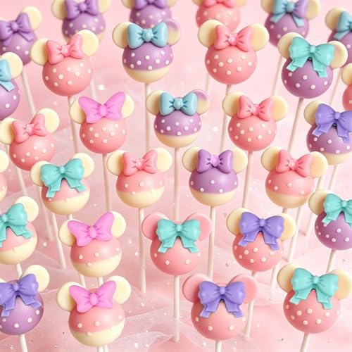 90-Cavity Mini Bow Chocolate Molds, Bow Silicone Mold for Chocolate