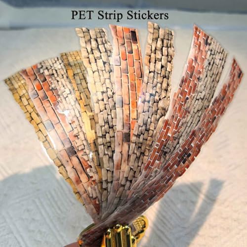 Vilikya 90Pcs Cottagecore Window Frame Stickers for Junk Journal Vintage Cutouts Scrapbook Stickers for Journaling Supplies, PET Stone Sticker & Wall Decoupage Paper for Collage Bujo DIY Craft Planner