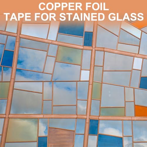 LOVIMAG Copper Tape (1/4inchX82.5FT) HVAC Foil Anti Tarnish Strips