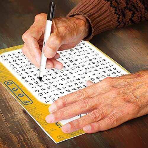 Keeping Busy Word Search 3 Dementia Activities for Seniors | Alzheimer Products for Elderly Patients | Fun Memory Game Toy & Cognitive Brain Puzzle for Senior Citizens w/Memory Loss or Alzheimers