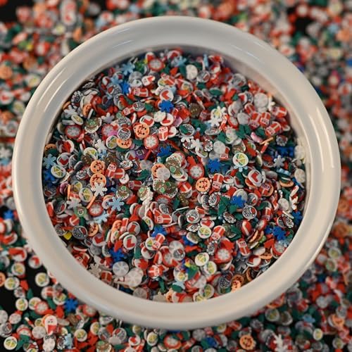 LIKETURE Fake Sprinkles 110g Fake Christmas Sprinkles Non-edible Craft Sprinkles Faux Sprinkles for Crafts Plastic Sprinkle Decoration Slime Sprinkles Slime Add Ins Shaker Card Filler(Yellow)