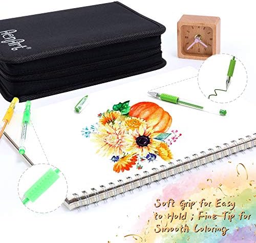 Aen Art Gel Pens for Adult Coloring Books, 160 Pack Artist Colored Gel Pen