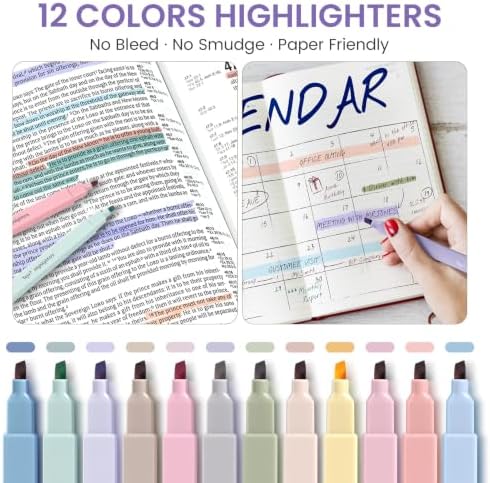 Taja Cute Pencil Case With School Supplies, 39 PCS, Stationery Set, Lilac