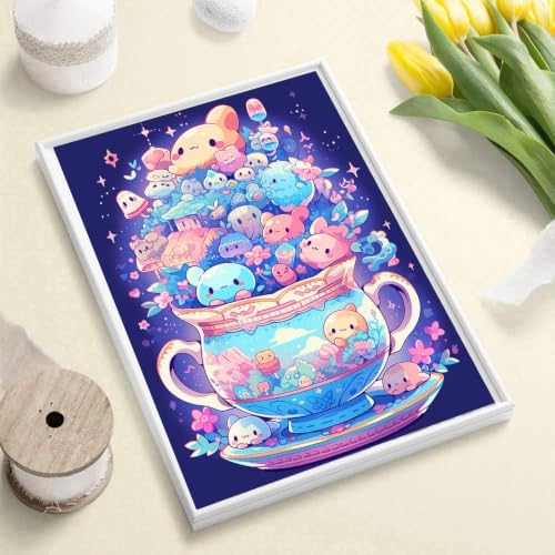 Diamond Art Kits for Adults, Cartoon Diamond Art Painting Kits for Adults