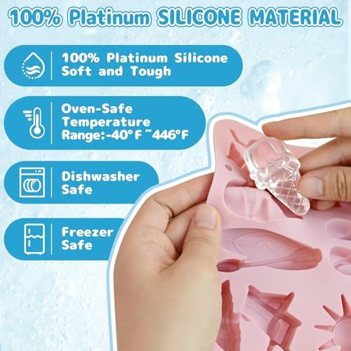 Summer Beach Silicone Mold 20 Cavity, Summer Ice Cube Mold
