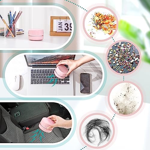 Honoson 2 Pcs Diamond Painting Tool Cleaner for Diamonds, Pink