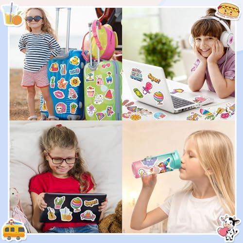 Wninbu 300 PCS Cute Stickers for Kids,Water Bottle Stickers for Girls Boys