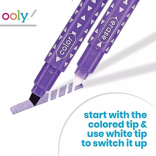 Ooly Make No Mistake Erasable Markers, Set of 12