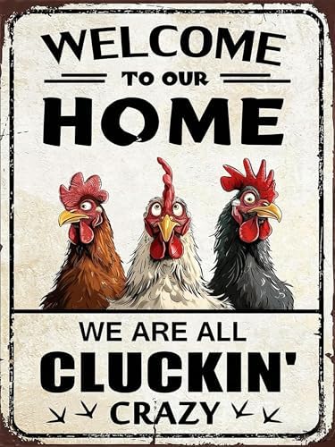 WNPOKN Vintage Farm Chicken Diamond Art Kits for Adults 12x16inch