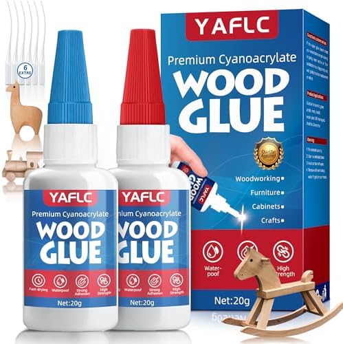 Wood Glue, Liquid Super Glue for Wood 40g