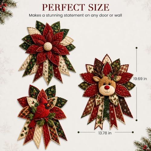 Daily Partner Quilted Christmas Door Hanging DIY Sewing Kit (B1)