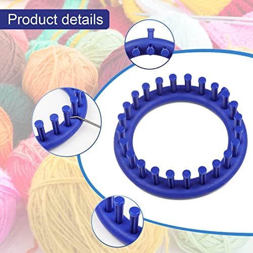 Aeelike Round Knitting Loom for Hat Socks DIY Crafts, 5.5inch