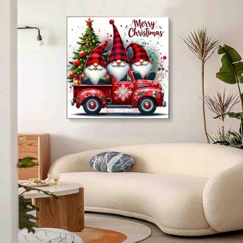 DYAIANGMU Gnome Paint by Numbers Kit for Adults Beginners 15.7X15.7 Inch