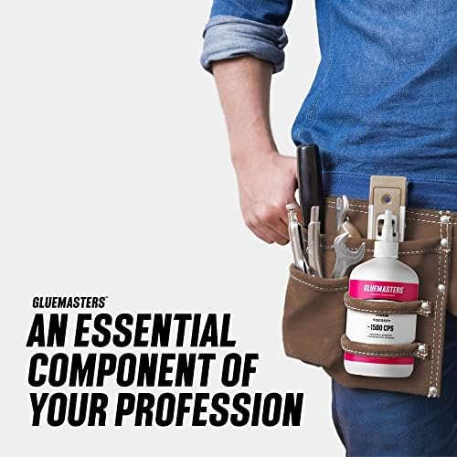 Pro Line - 16 OZ - Professional Grade Cyanoacrylate (CA) Super Glue by Glue Masters - Thick 1500 CPS Viscosity Adhesive for Woodworking, Scale Modeling, Fabrication, 3D Printing and More