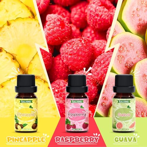 SALKING Fruity Fragrance Oils Set, Essential Oils for Diffuser for Home