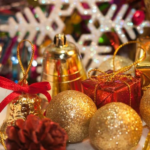 jijAcraft 656 Feet Gold and Silver String Twine - 1.5mm Metallic Ornament Thread Gift Wrapping - Inelastic Macrame Glitter Cord for Gift Wrapping, DIY Crafts, Bracelets