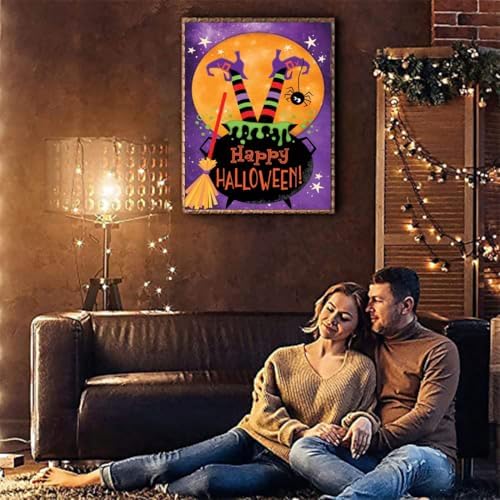 Witch Diamond Art Kits for Adults,Diamond Painting Kits for Beginner 5D