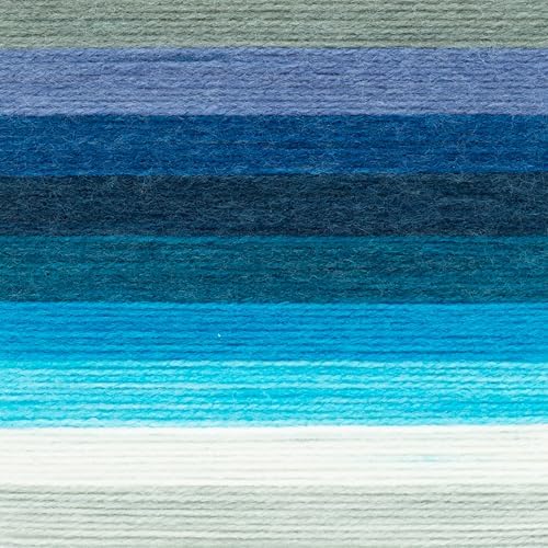 Lion Brand Yarn, Mandala DK Crochet Yarn, Mermaid, Multicolor, 1 Pack