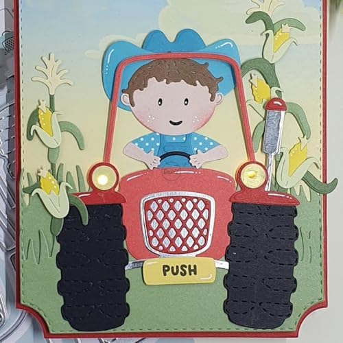 Patchwork Character Scarecrow Metal Cutting Dies for Card Making