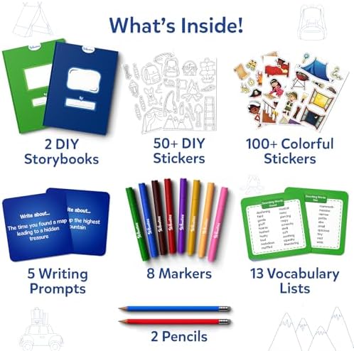 Skillmatics Storybook Art Kit – Adventures, Writing Activity, Gift for Kids