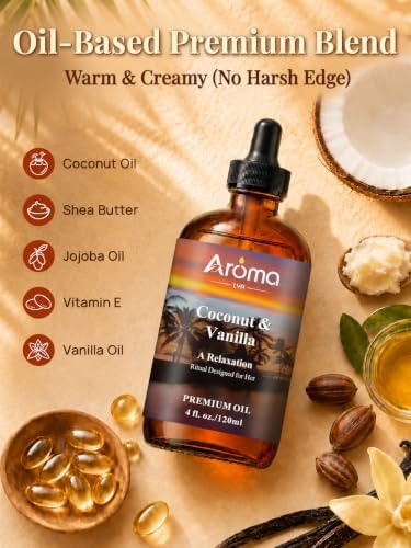 Coconut Vanilla Fragrance Oil 4 Fl Oz