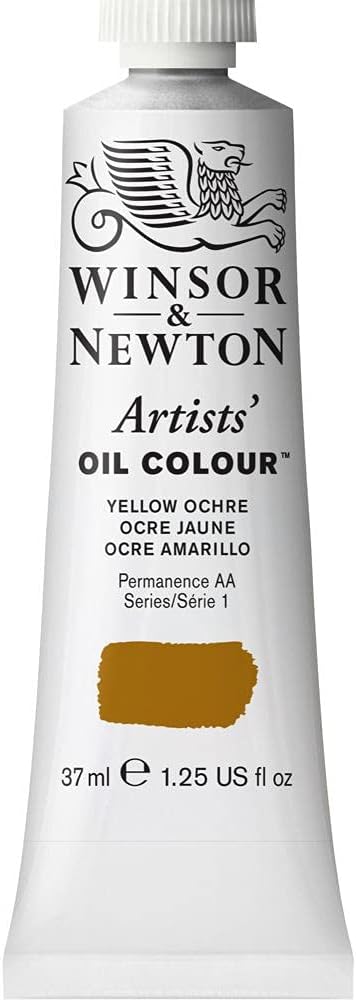 Winsor & Newton Artists' Oil Paint, 37ml Tube, Yellow Ochre
