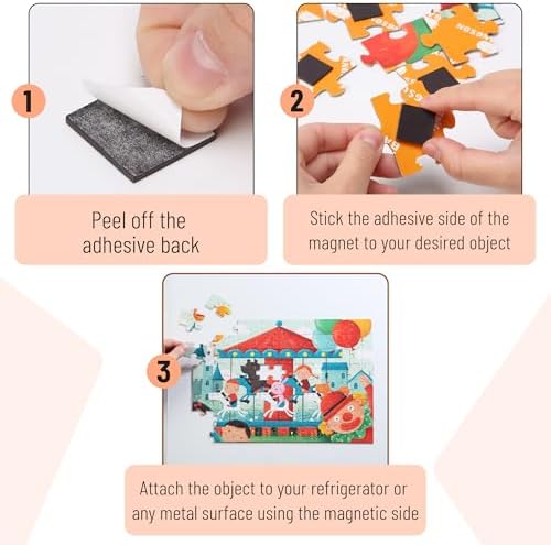 Mr. Pen- Self Adhesive Magnet Square, 110 pcs, Flexible and Extra Thin