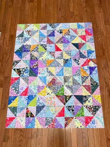 4" x 4" 200pcs Cotton Fabric Squares for Sewing Quilting Supplies-Floral